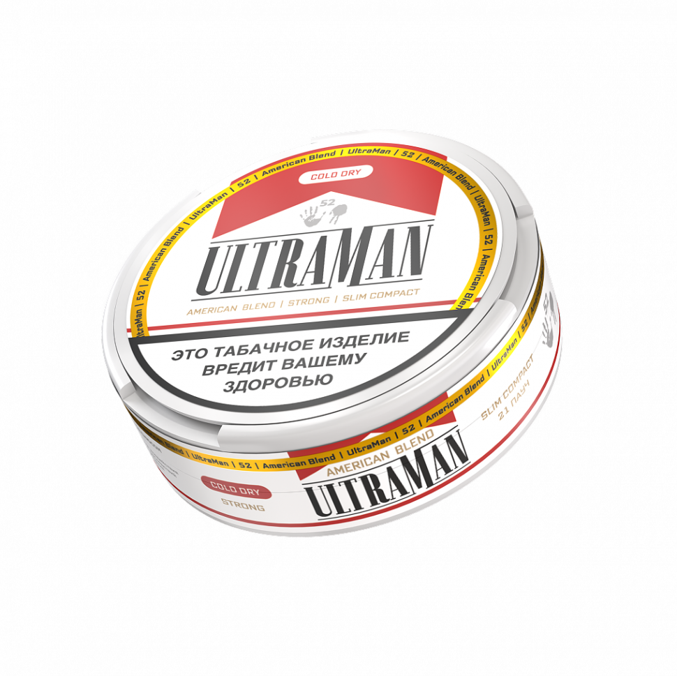 Жевательный табак 52 ULTRAMAN Strong Slim #