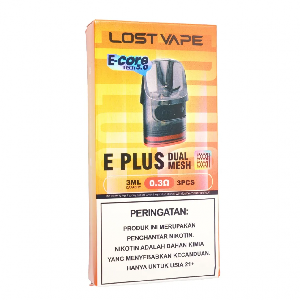 Картридж LOST VAPE E-Plus Pod Duall Mesh 0.3ohm