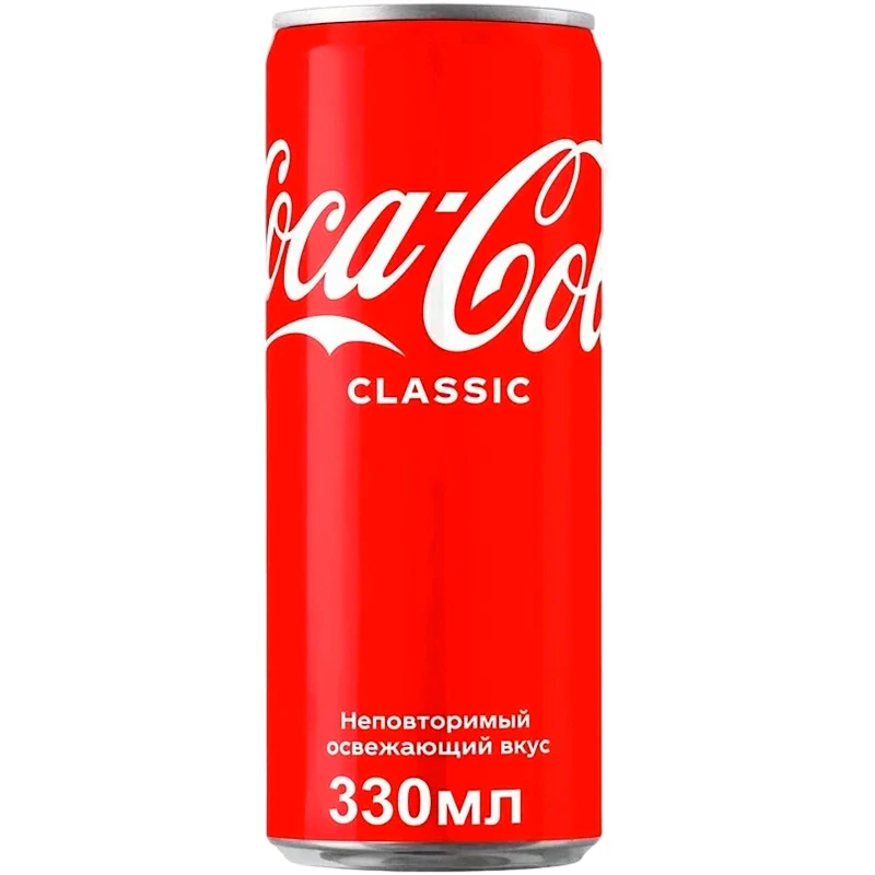 Газированный напиток Coca-Cola Classic 330мл #